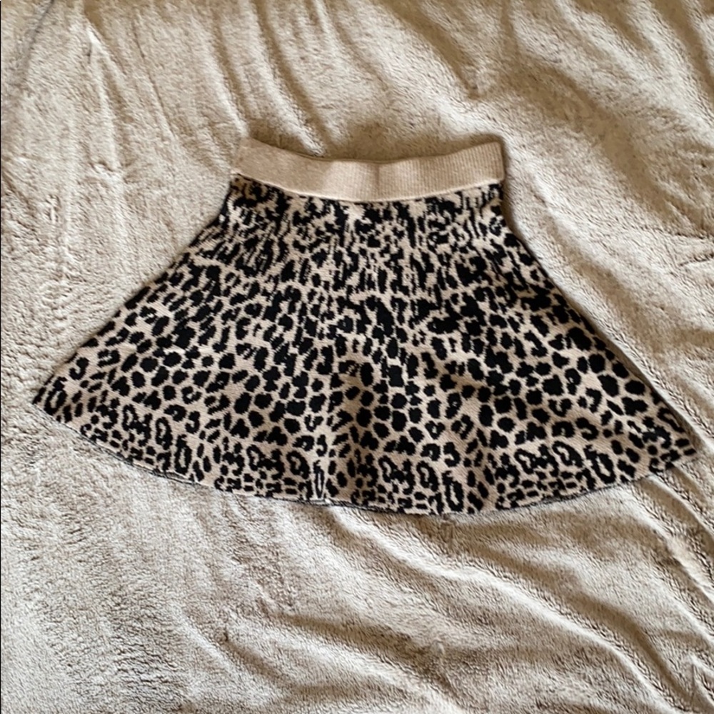 Flared Sweater Skirt